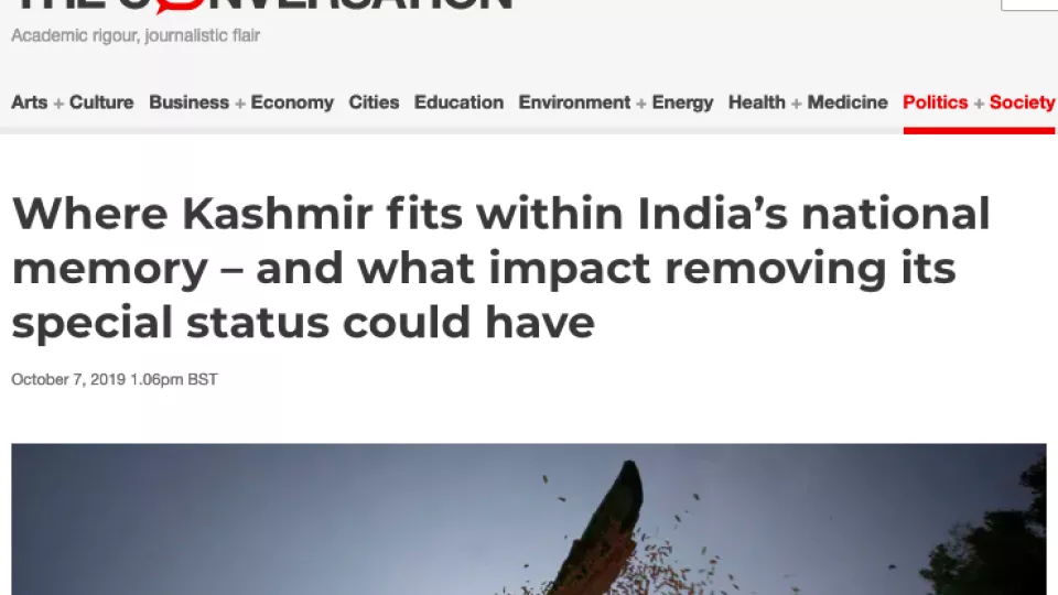 Kashmir article