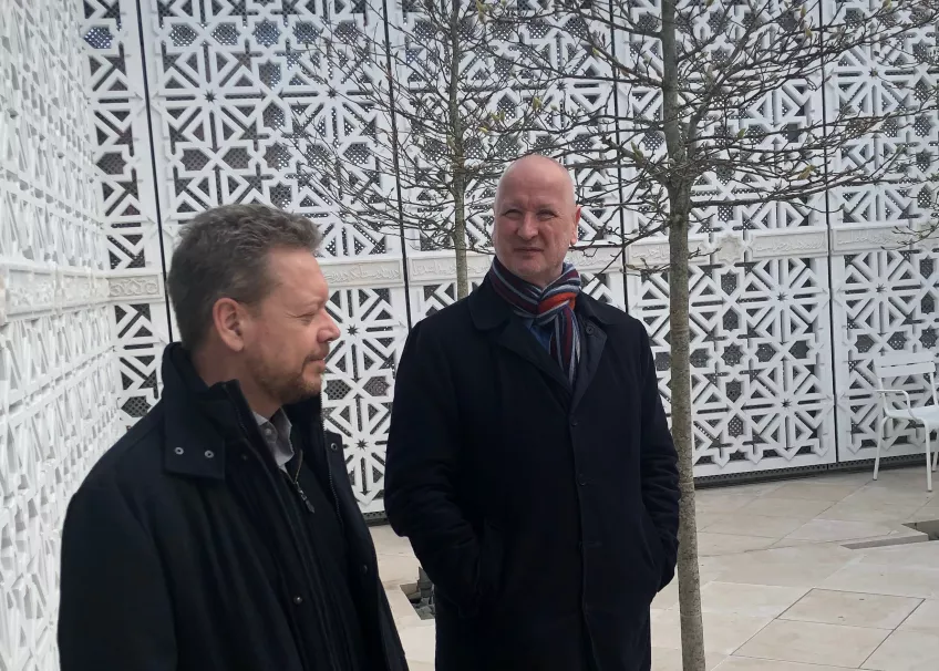Jonas Otterbeck, Professor, and Leif Stenberg, Professor and Director, at the Aga Khan University Institute for the Study of Muslim Civilisations in London
